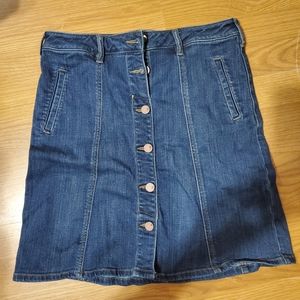 New York & Company Jean Skirt